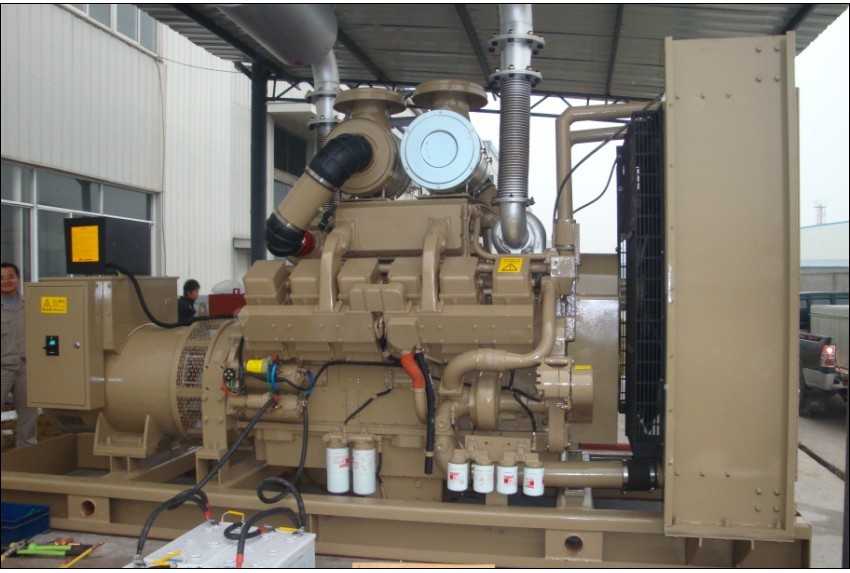 白水应急800kw康明斯高压系列柴油发电机组